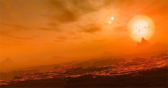 Discovering 'Earth Stone' has 3 suns at the same time