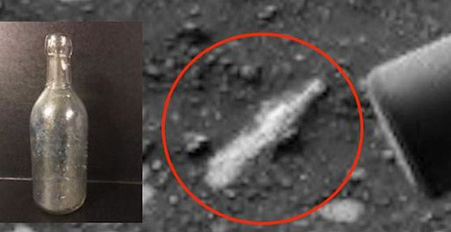 Discovering the bottle - the ruins of ancient civilization on Mars?