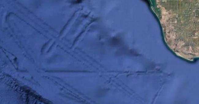 Discovering the city 'alien' thanks to Google Earth?