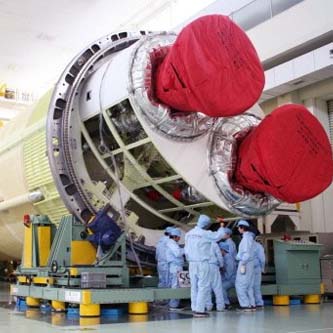 Discovery is about to be hijacked by Japanese spacecraft.