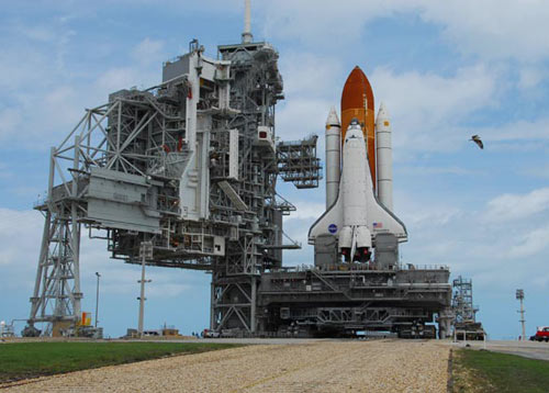 Discovery is about to take off
