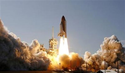 Discovery ship flew into space