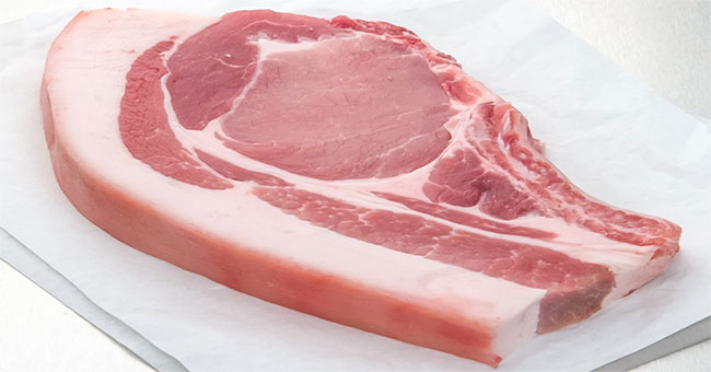 Distinguish clean pork and worm meat