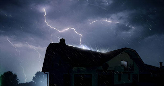 Do not bathe in thunderstorms