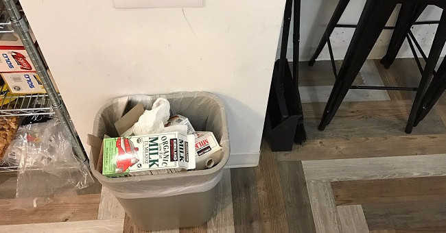 Do you know that you are throwing the carton of milk the wrong way?