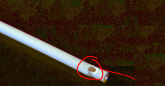 Do you know what a small hole in the candy stick is for?
