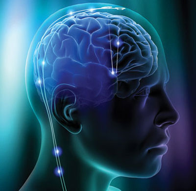 Does the skin affect brain activity?