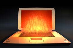 Does your laptop battery burn?
