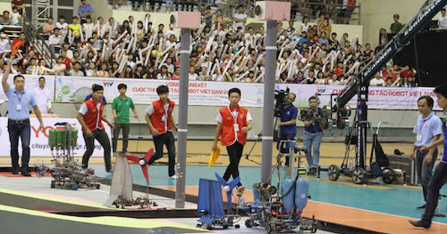 Dong Nai spent 1.5 billion on ABU Robocon team 2016
