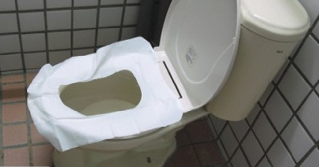 Don't put up paper when you go to the public restroom, it's useless too
