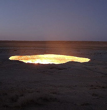 'Door to hell' in Turkmenistan