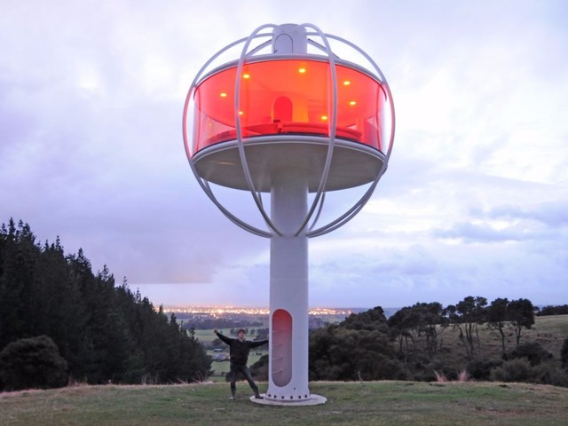 Doraemon's elevated house has appeared in real life in New Zealand