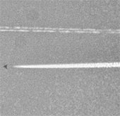 Doubtful UFO flies in Texas sky