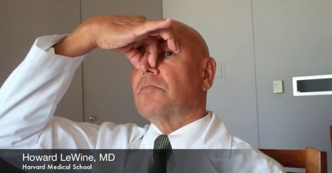Dr. Harvard shows how to prevent rapid nosebleeds