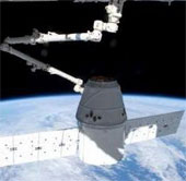 Dragon ship successfully connected with ISS