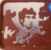 Draw beautiful pictures with food