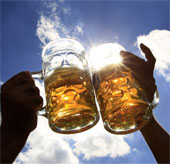Drinking 2 beers / day causes premature degeneration of brain 6 years