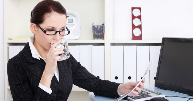 Drinking cold water, sitting in harmony makes office people vulnerable
