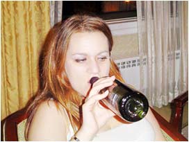 Drinks like 'stupid' people