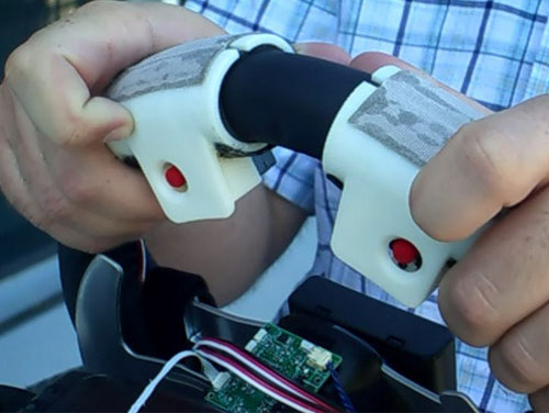 Driving device for the hearing impaired
