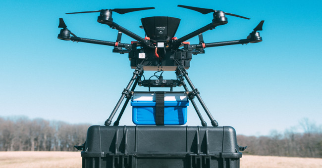 Drone will be a means of transporting blood in the future