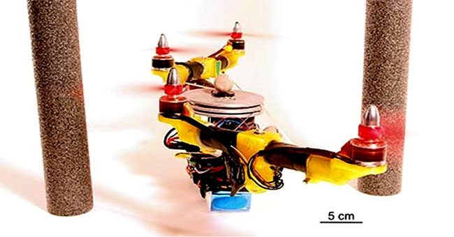 Drones 'transform themselves' to avoid obstacles