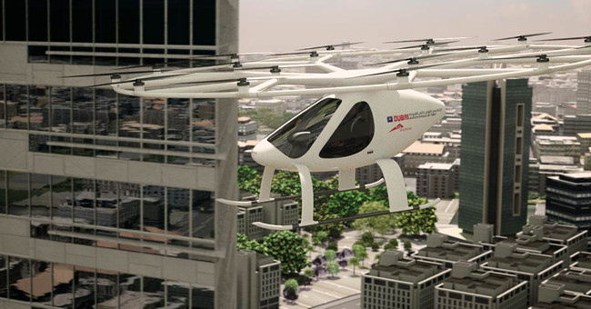 Dubai will test 2-seat drone taxis later this year