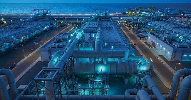 Dubai's giant saltwater desalination plant
