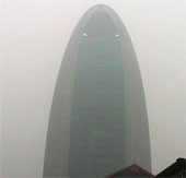 Dust is gradually covering Beijing