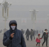 Dust pollution from China spread to Japan