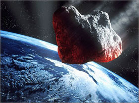 Earth is threatened by meteorites