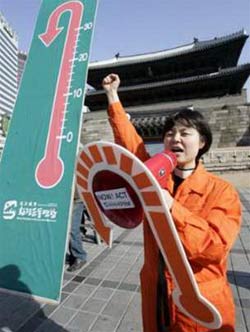 Earth temperature will increase 1.8 - 40C