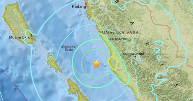 Earthquake 6.5 Richter in Indonesia, affecting Singapore