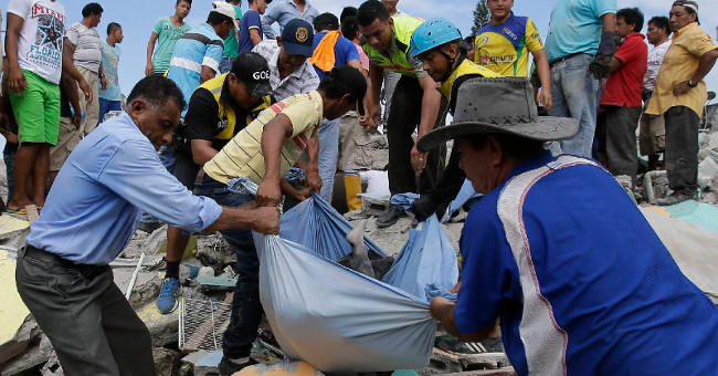 Earthquake in Ecuador: The number of people killed is up to 413