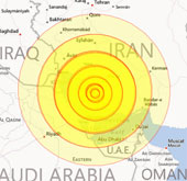 Earthquake near Iranian nuclear plant, 30 people died