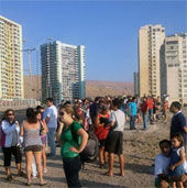 Earthquake of 8 Richter scale in Chile, tsunami warning