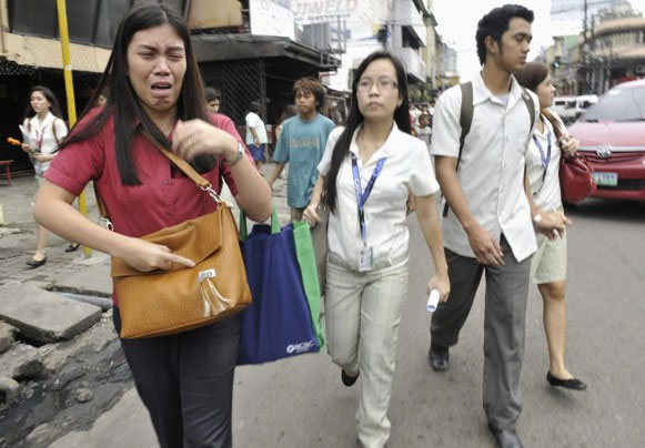 Earthquakes in the Philippines have killed 43 people