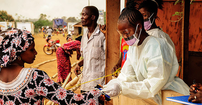 Ebola virus can be transmitted without external symptoms