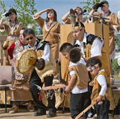 Economic development affects the native language