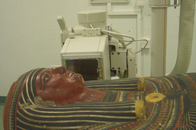 Egyptian mummy revealed by CT scanner