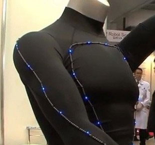 Elastic cord like human skin