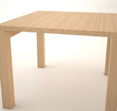 Elastic table like rubber