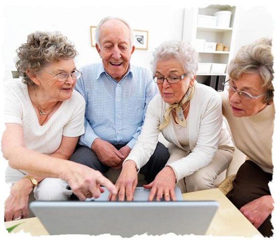 Elderly people surf the web logically will help ... increase life expectancy