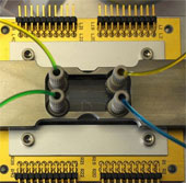 Electronic blood is both cooling and powering the computer