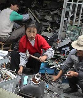 Electronic waste nightmare