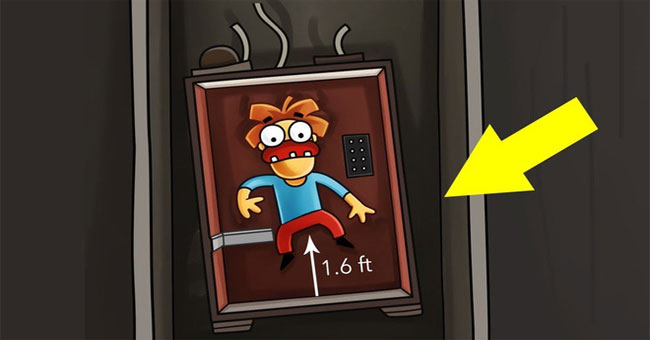 Elevators fall freely, can you live if you jump up?
