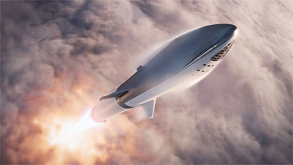 Elon Musk revealed the missile was about to bring the Japanese billionaire to the Moon
