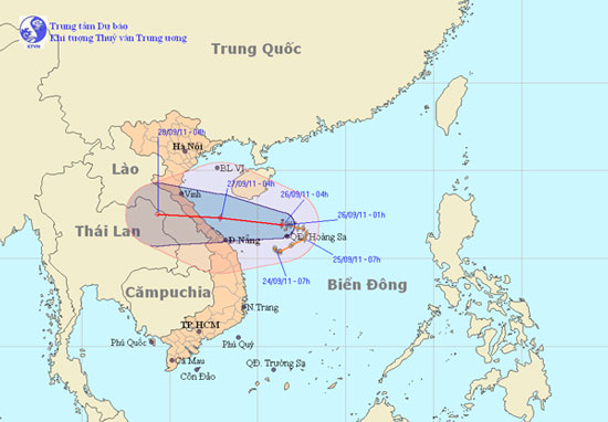 Emergency dealing with Typhoon Haitang
