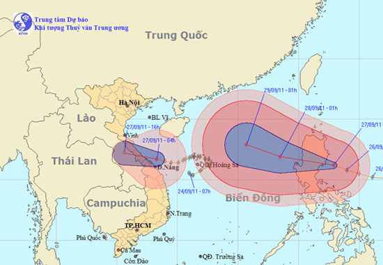 Emergency storm (Typhoon Haitang)