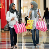 Emirates airline recycles posters into shopping bags